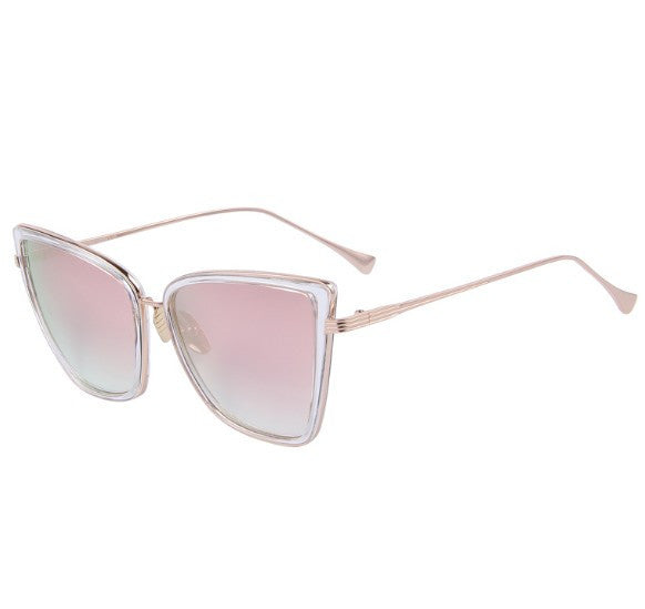 Metal Cat Eye Design Sunglasses