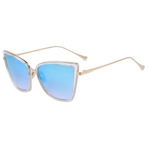 Metal Cat Eye Design Sunglasses